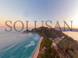 Panorâmica praia mole