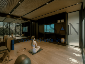 Sala de yoga e pilates
